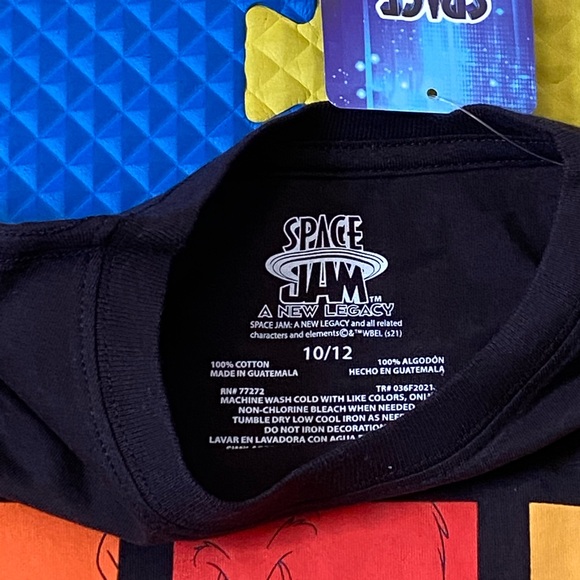 Boy clothes Space Jam Tune Squad T-shirt size L - Picture 3 of 4